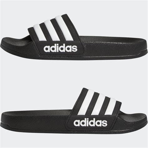 adidas zwarte adilette shower|adidas Adilette Shower Slides .